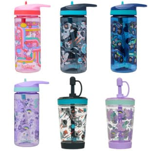 Australian Smiggle Kids Water Bottle, Large Capacity Cup for Primary and Secondary School Students, Straw Cup, Juice Cup