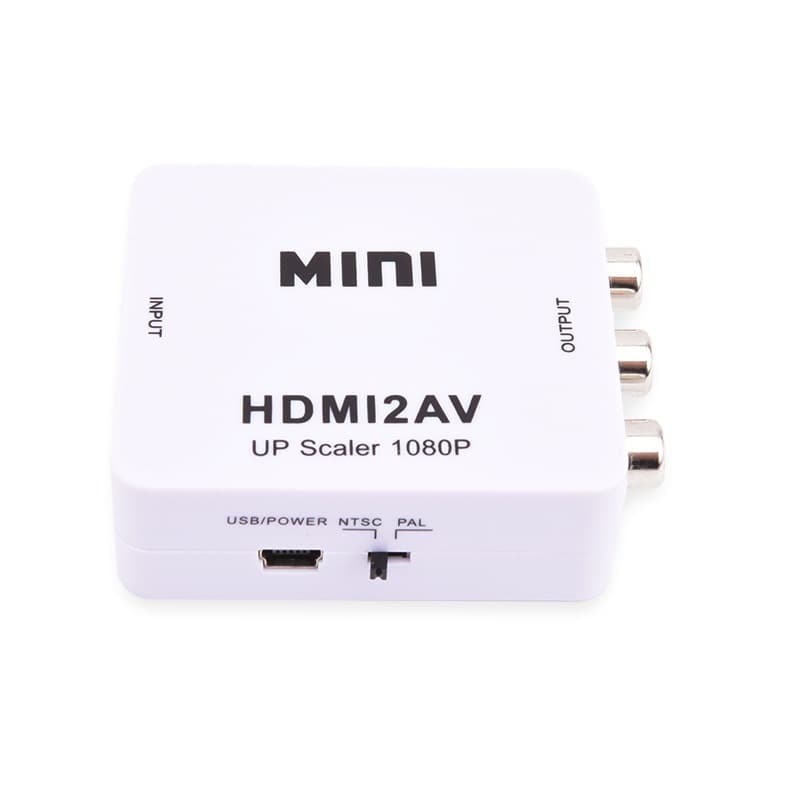 Factory Direct HDMI to AV Converter Mini HDMI to AV HD Audio Converter HDMI2AV