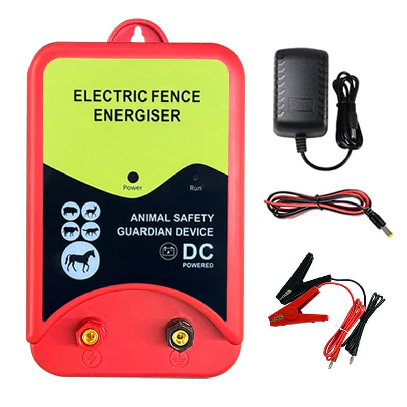 Complete Livestock Electric Fence System for Cattle and Sheep Ranching with Specialized Pulse Controller