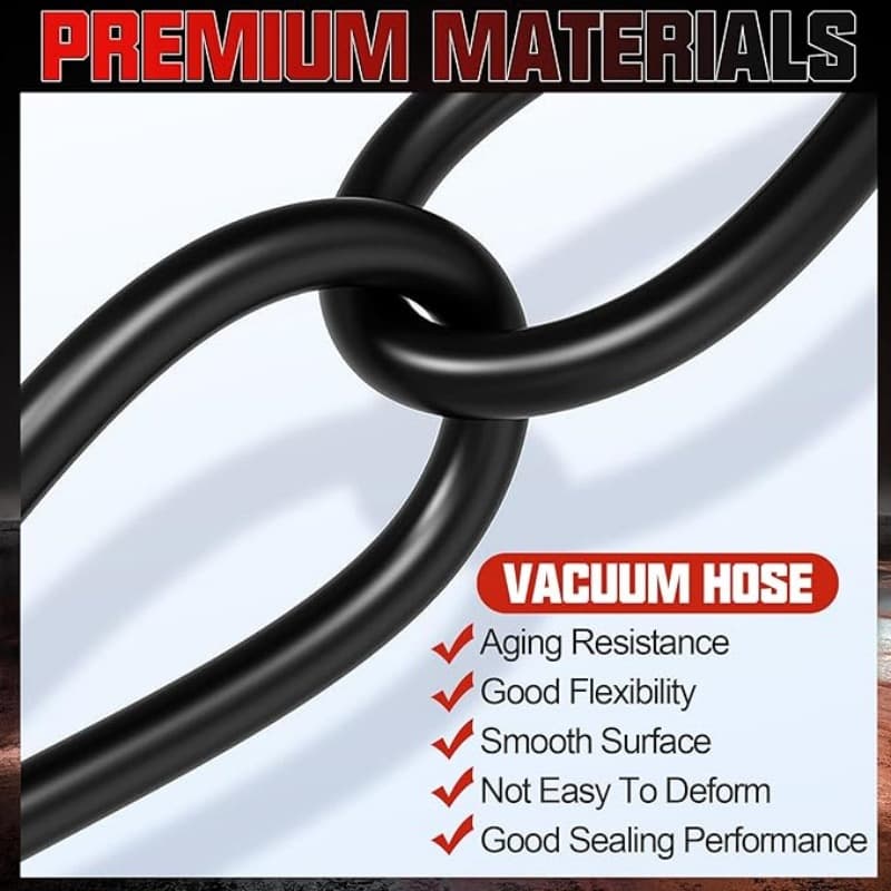Silicone Tube Vacuum Silicone Hose Automotive Silicone Hose High Temperature Resistant Insulating Black Rubber Silicone Tube Industrial Silicone Rubber
