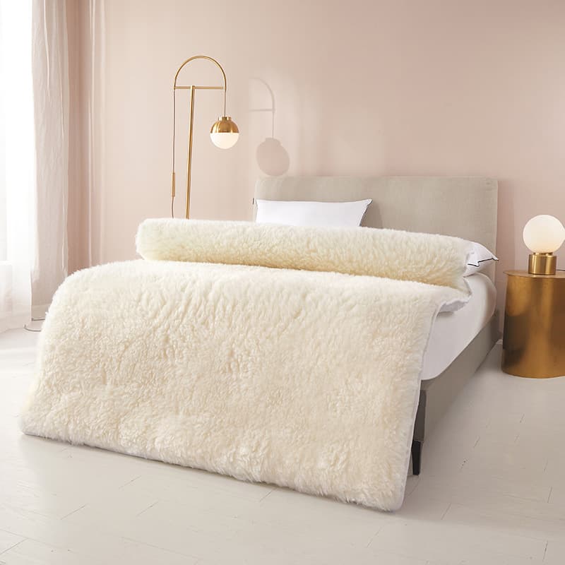 Authentic Australian pure wool mattress, thickened, soft, long-haired, warm, 1.8m, household mattress, 1.5m wool felt.