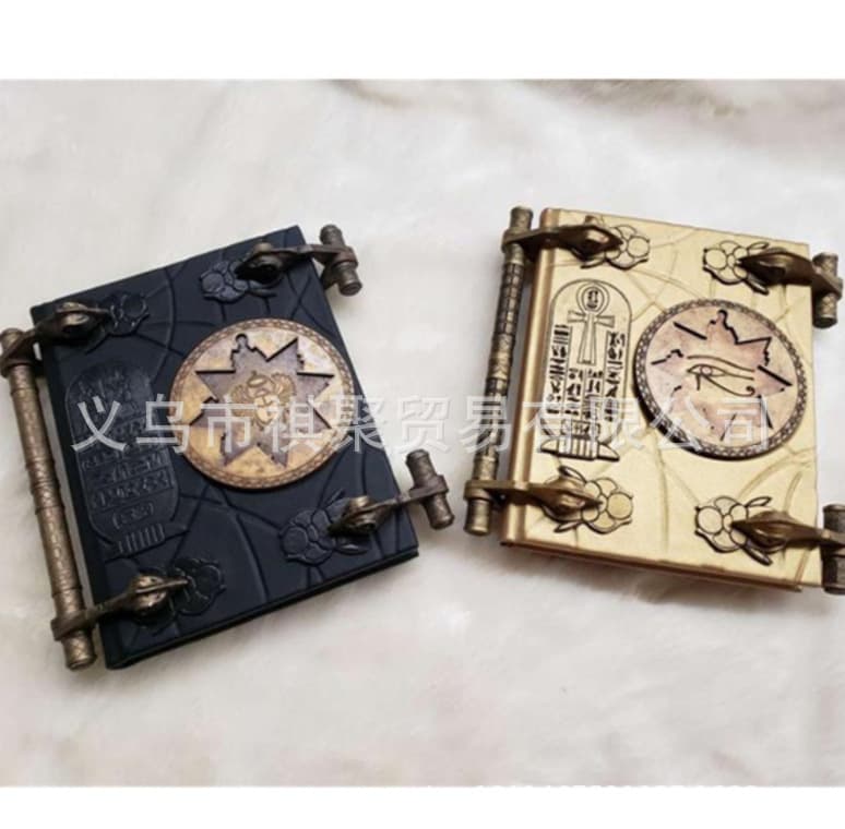 Cross-Border Edition Resin Craft Statue Book of the Dead Mummy Death Magic Book Home Decor Miniature Model from China