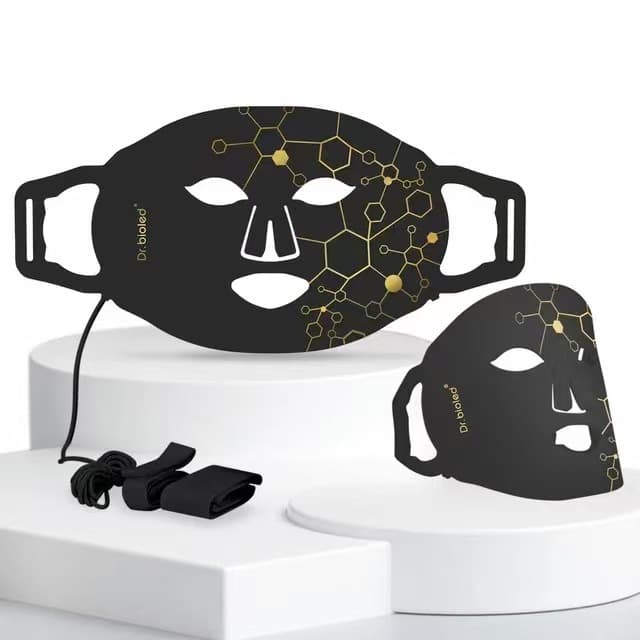 Photon rejuvenation mask with seven-color LED silicone light therapy facial mask device, home optical beauty instrument, seven-color light rejuvenation device.