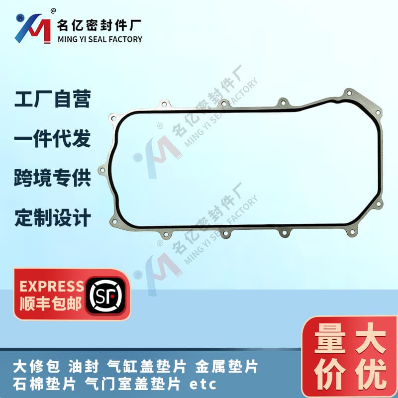 QC000230 Compatible with FUSO Canter RUS EURO5 Oil Pan Gasket 504381909 Crankcase Gasket
