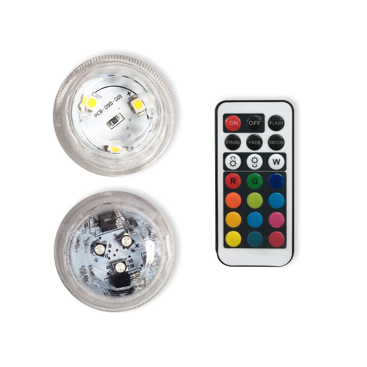 LED Underwater Light Small Knob Light Colorful Synchronized Waterproof Remote Control Candle Light Aquarium Diving Light Factory