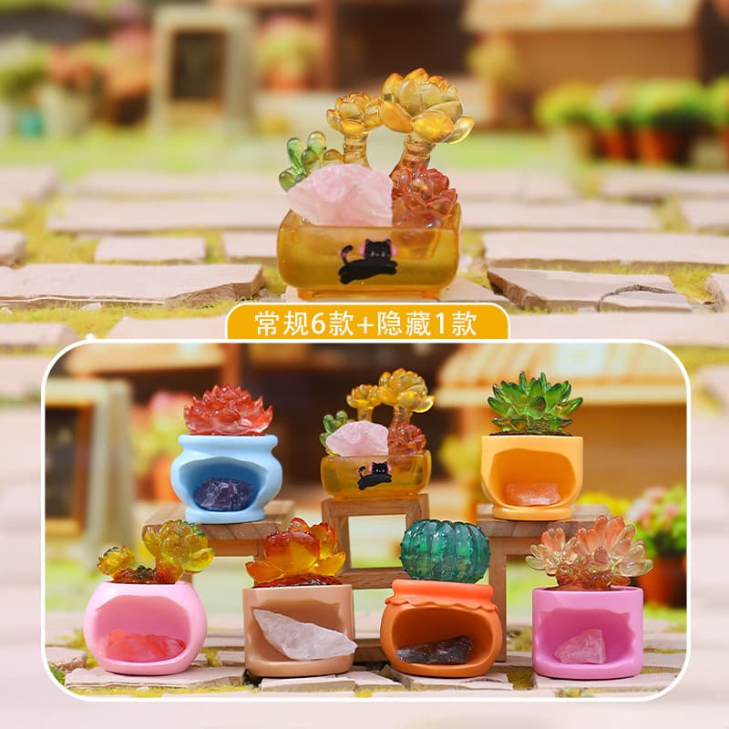 Living Room Decorations, Crystal Stone Blind Boxes, Cute Desktop Ornaments, Creative Gifts, Wholesale from Manufacturers