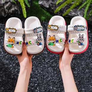2026 New Girls Sandals Summer Girls Clog Shoes Children Quiet Odor-Resistant Girls Toddler Kids Non-Slip Sandals