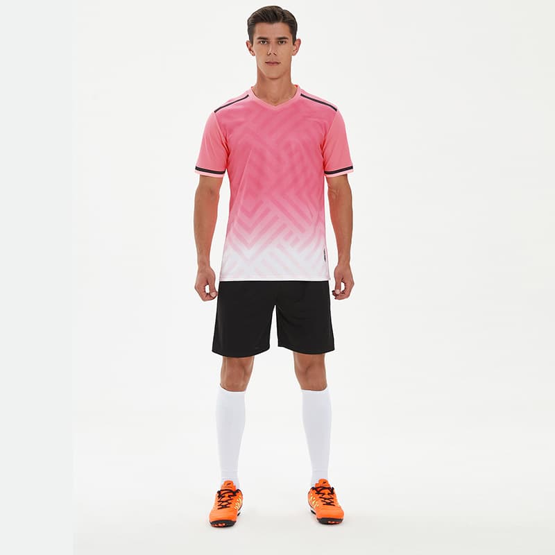 Wholesale men's and women's soccer jersey sets, children's and adults' competition training team uniforms, sportswear, short-sleeved soccer jerseys with printing