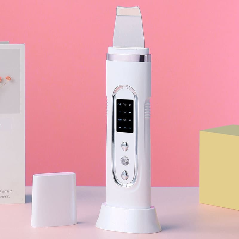 Ultrasonic skin scraping machine, import and export device, EMS microcurrent skin tightening, pore cleansing, blackhead removal device
