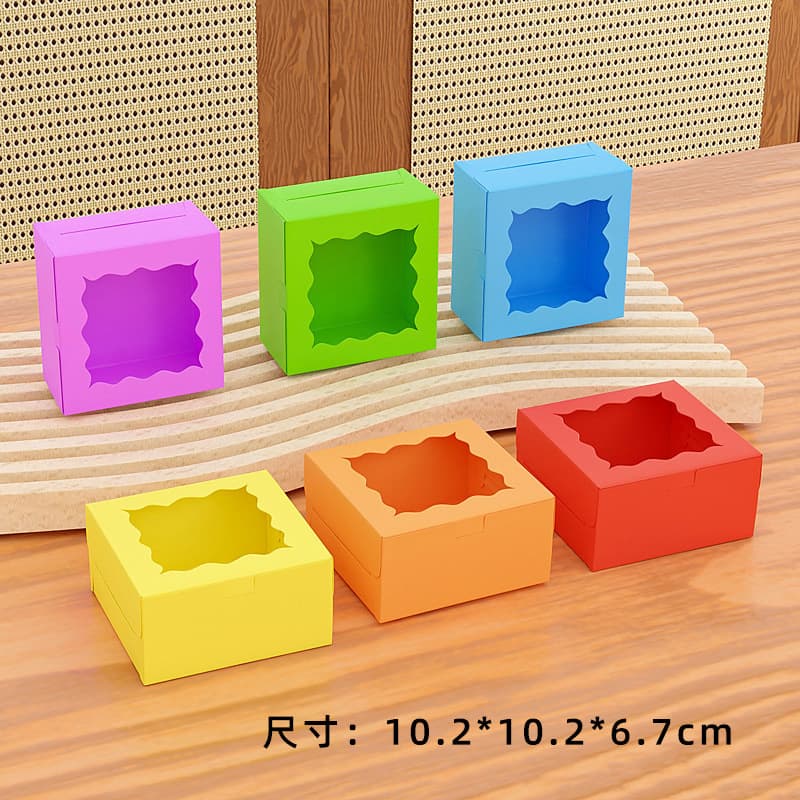 1-Piece Cupcake Packaging Box, Muffin Cupcake Box, Egg Tart Box Wholesale, White Cardboard