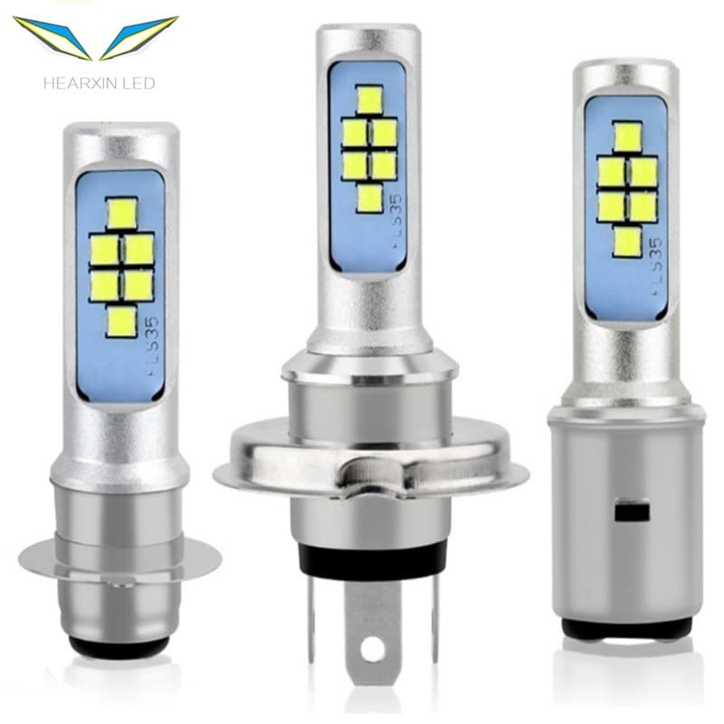 Motorcycle Modification H4 BA20D P15D H7 Bulb Motorcycle Electric Vehicle LED Motorcycle Light