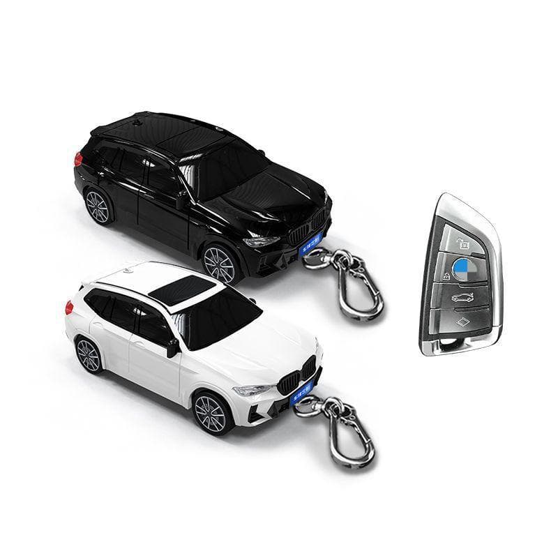 Smart Bird Model Keychain Protective Case with Light for BMW X3 Car Key, Creative Gift