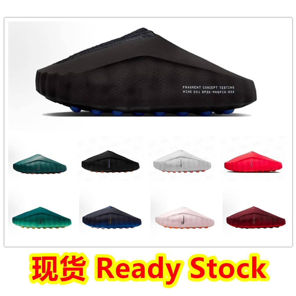 Cross-border new Mind 001 Lightning joint model black and blue sports slip-on toe massage slippers and Crocs