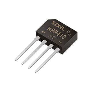 Phase bridge rectifier stack KBP410, high-efficiency rectification 1000V, for inverter welders, power supply bridge rectifiers