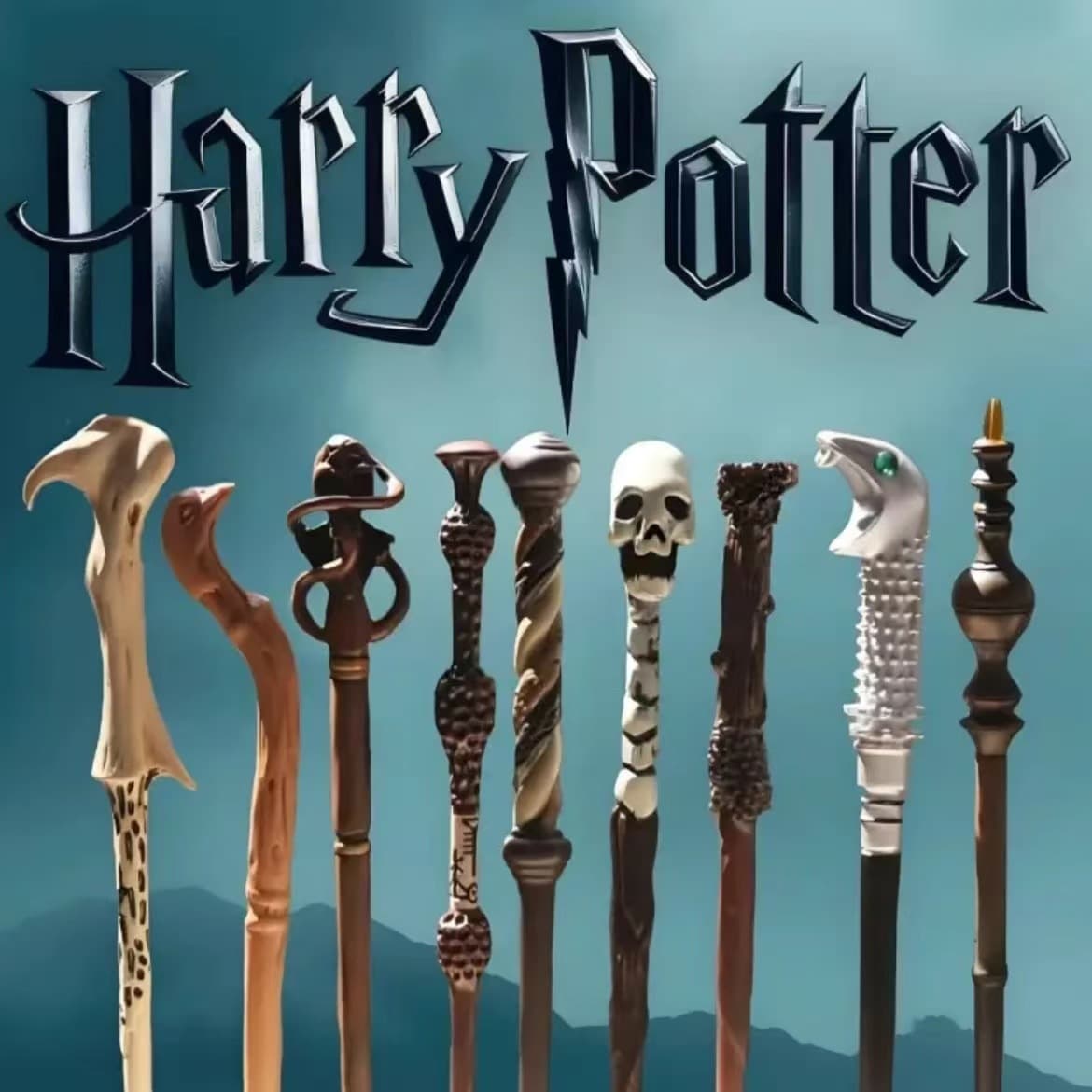Harry Potter Wand Hermione Magic Wand Dumbledore Wand Metal Core Halloween Prop Wholesale