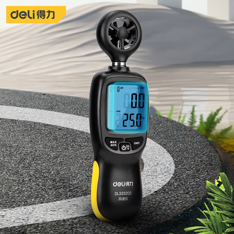 Wholesale Anemometer High Precision Handheld Wind Speed Measuring Instrument Wind Gauge Wind Temperature and Airflow Tester