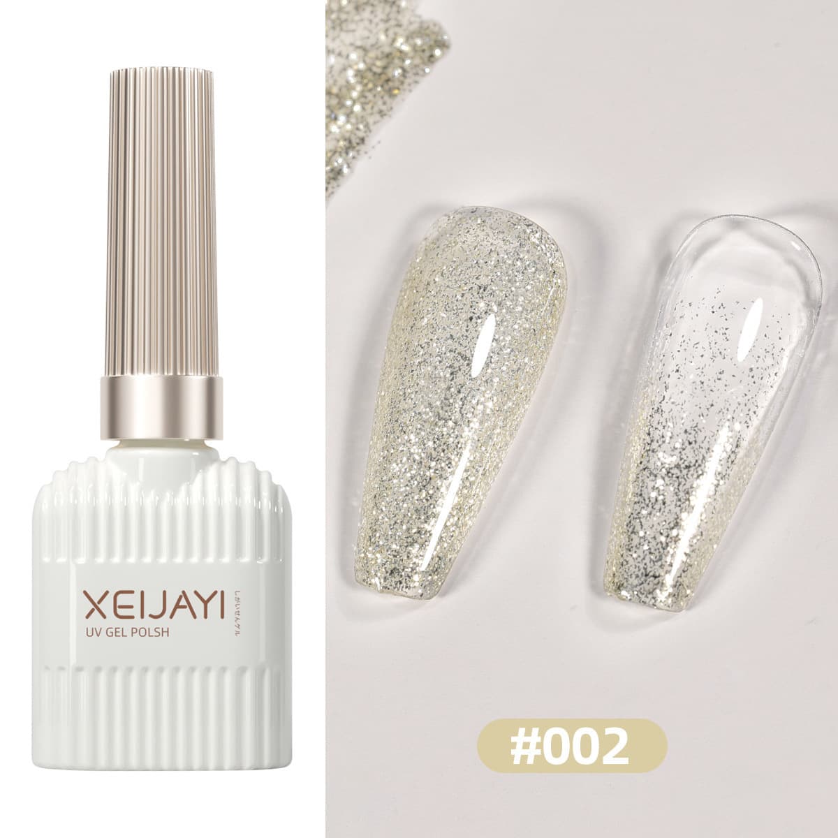 Strobe Glitter Laser Gel Nail Polish 2026 New Trend Crushed Diamond Fine Glitter Nail Gel for Nail Salons