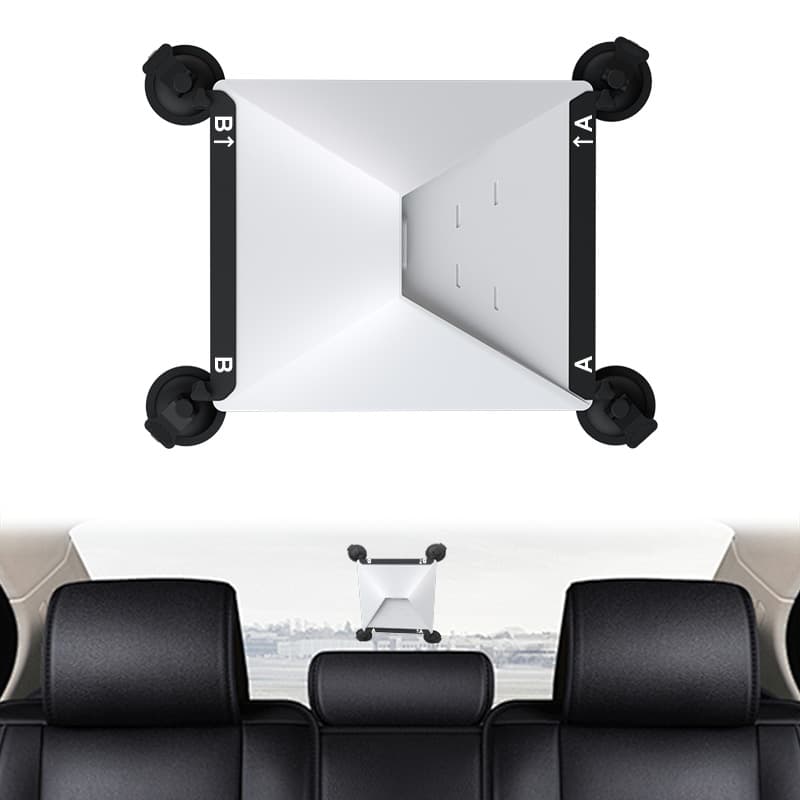 Amazon Hot-Selling Black Car Suction Cup AB Mount Mini Glass Suction Cup Holder