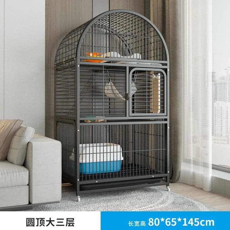 Wholesale Cat Cage for Home Indoor Extra Large Free Space Cat Villa Cat Nest Cat House Two Layers Drop Shipping