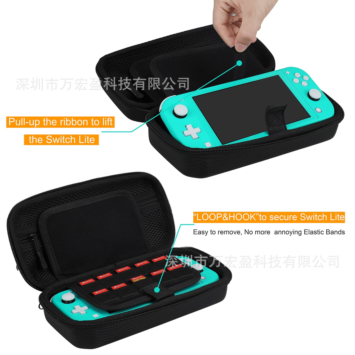 Suitable for Switch Lite console storage bag Suitable for Nintendo Mini portable EVA protective bag