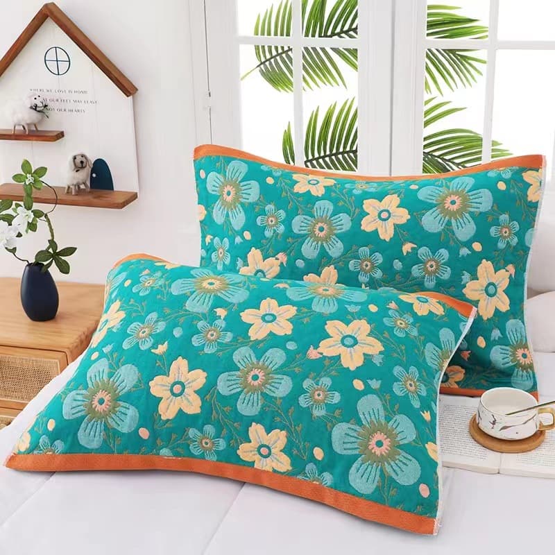 Cross-border thick pillow towel 190g single piece, jacquard cheap pillow towel for student welfare and gift procurement.