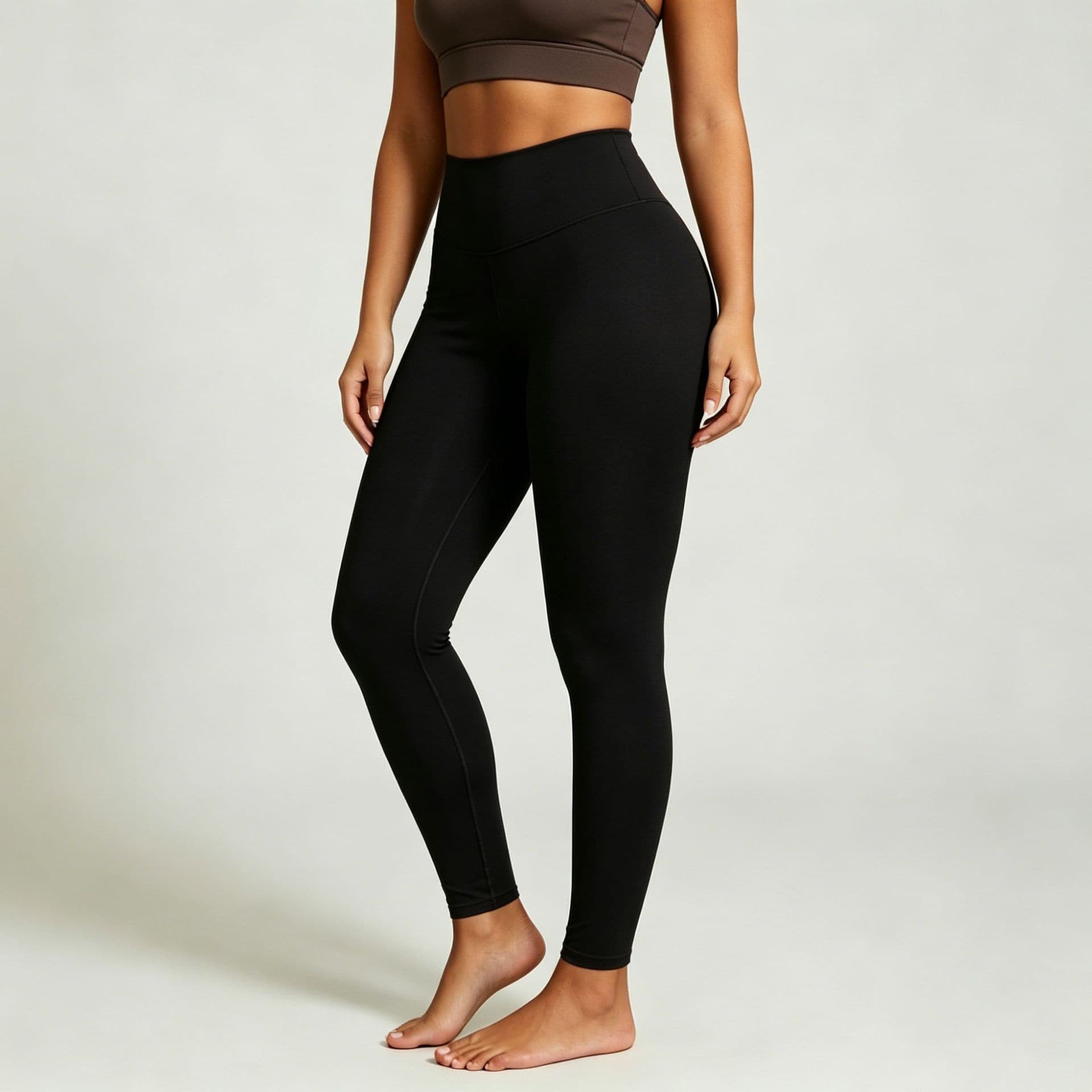 European and American clothing tight leggings, nude buttocks sports fitness cycling pants, high waist hip lifting yoga trousers, customized
