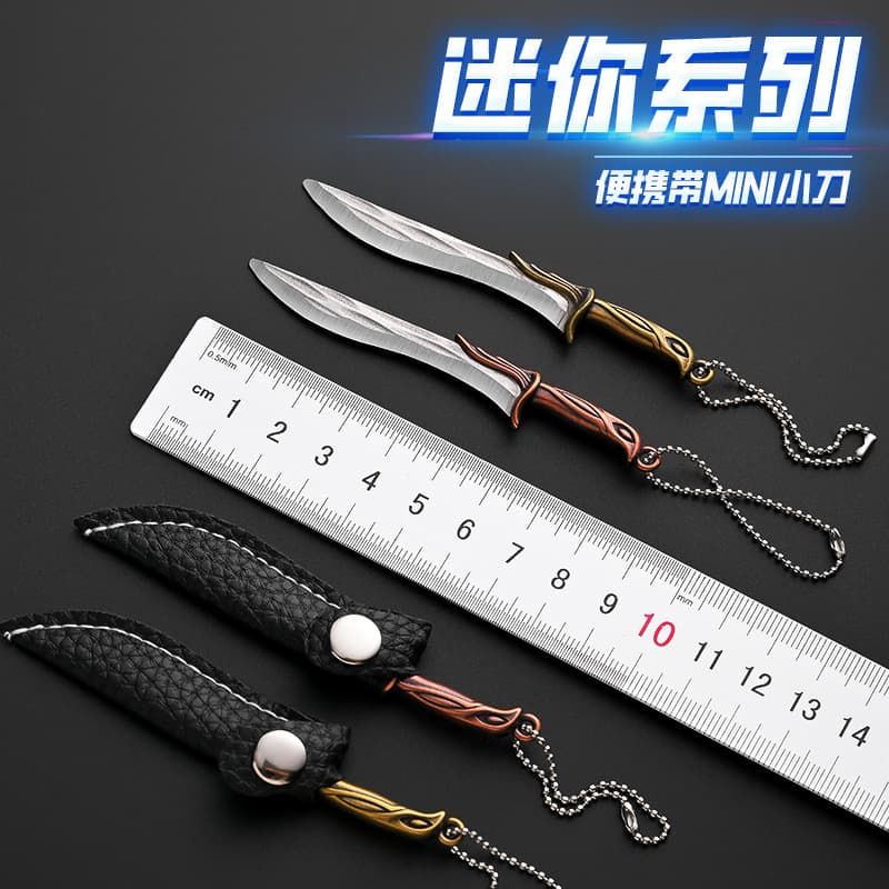 Keychain Mini Knife Gift Knife Utility Knife Portable Key Knife Non-Folding Pendant