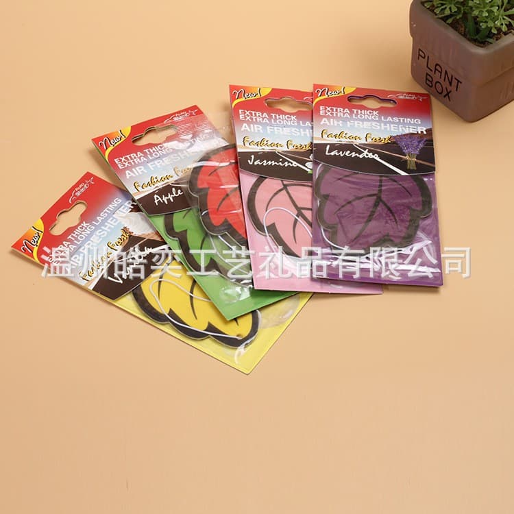 Factory Direct Solid Car Air Freshener Sheet Paper Car Scented Card [50-30ml]