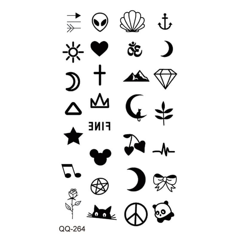 New Fresh Waterproof Temporary Tattoo Stickers, Factory Stock, Customizable Sets, TEMU Amazon Supply Factory