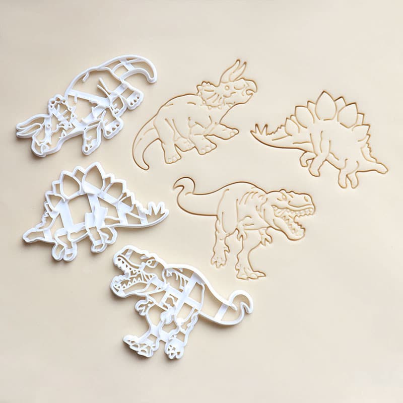 New Tyrannosaurus rex plastic dinosaur seal abrasive white embossing tool diy Jurassic dinosaur seal mold