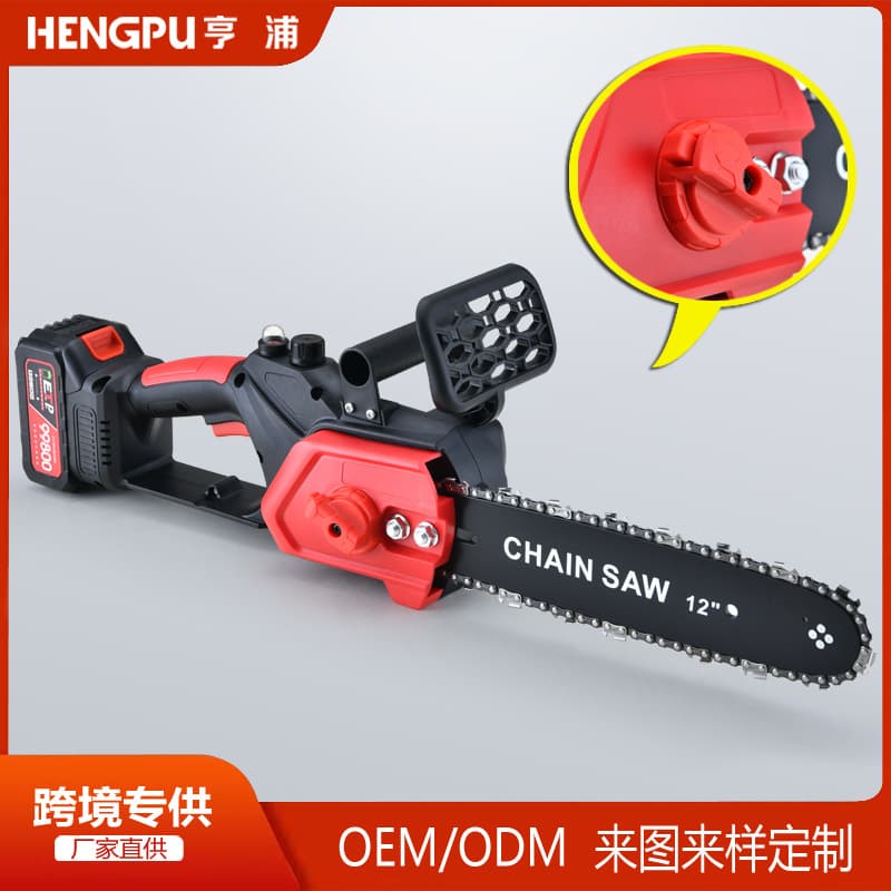 12-inch household electric chain saw lithium chainsaw woodworking special chain saw logging saw battery electric chainsaw rechargeable lithium wood