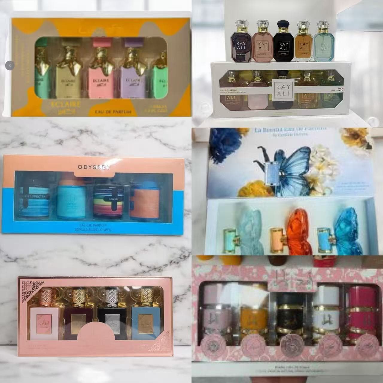 Cross-border Kayali Men's Perfume Aladdin No. 9 Cotton Candy Water Bottle Ice Cream Set Designer Fragrance Wholesale
