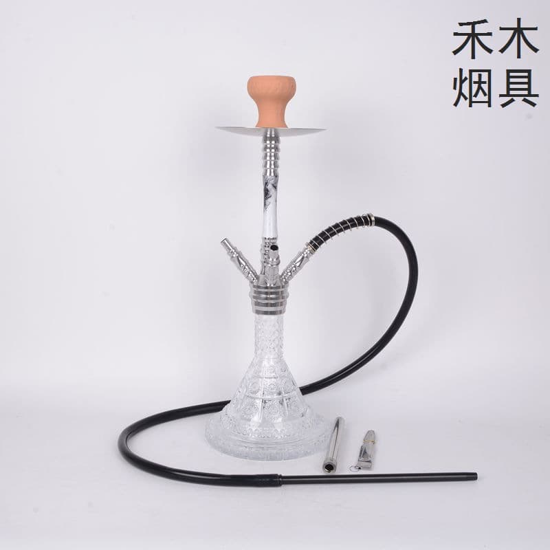 Four-tube hookah new aluminum alloy medium size hookah for multiple people exported to Iraq, Turkey and Arabia