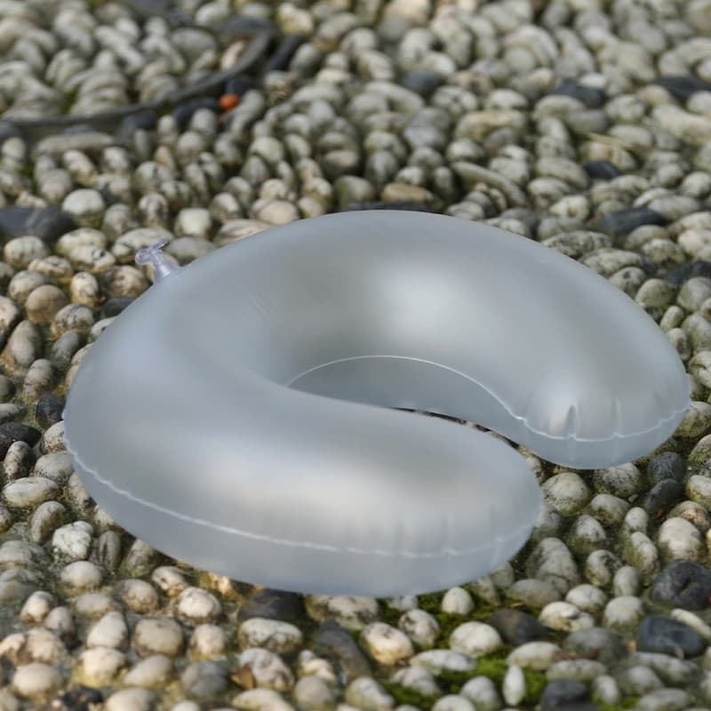 Factory Direct PVC U-shaped Pillow, Inflatable U-shaped Pillow, Inflatable Inner Core, U-shaped Pillow with Logo Option