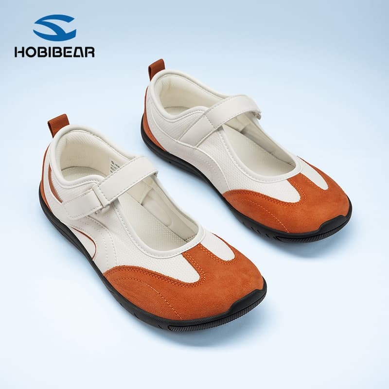 HOBIBEAR Women's Breathable Mesh Outdoor Casual Soft Sole Shoes