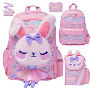 New Australian Smiggle Medium Size Backpack Shaped Card Casual Bag, Elementary School Ultra-Light Backpack, Weight Reducing Double Shoulder Bag