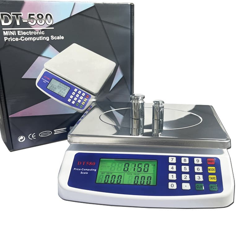 DT580 Kitchen Scale Small Electronic Bench Scale 30kg Price Computing Scale Dedicated for Weighing at Street Stalls for Selling Vegetables