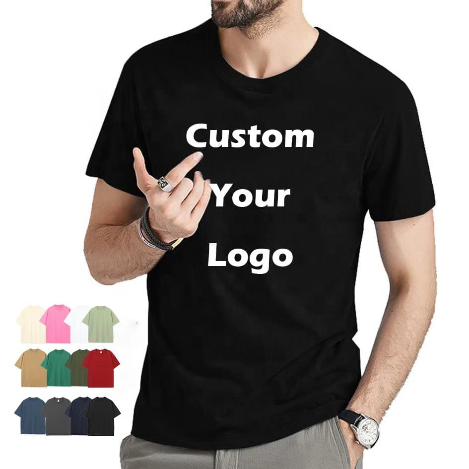 2025 Summer American Streetwear 260G Tie-Dye Unisex Pure Cotton T-Shirt Round Neck Short Sleeve Men's Summer Top Vintage