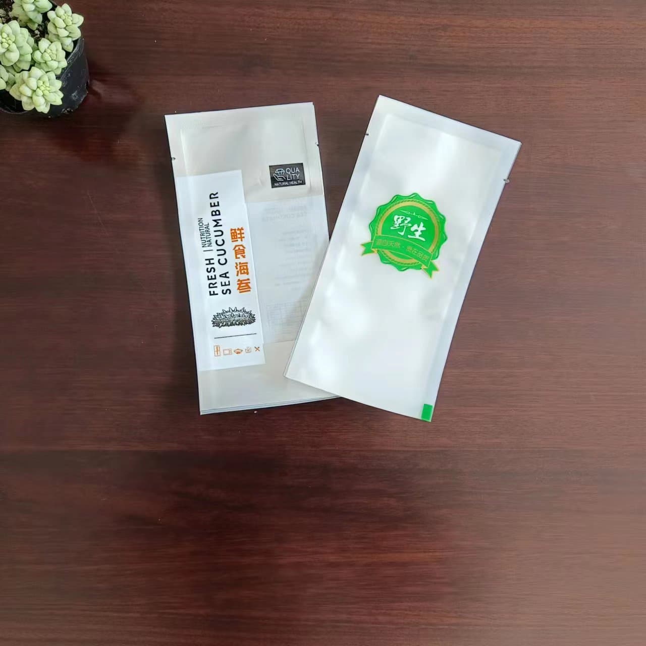 Sea Cucumber Vacuum Bag, One Jin Sea Cucumber Self-Sealing Bag, Printable Logo, Single Instant Sea Cucumber Packaging Bag, In Stock