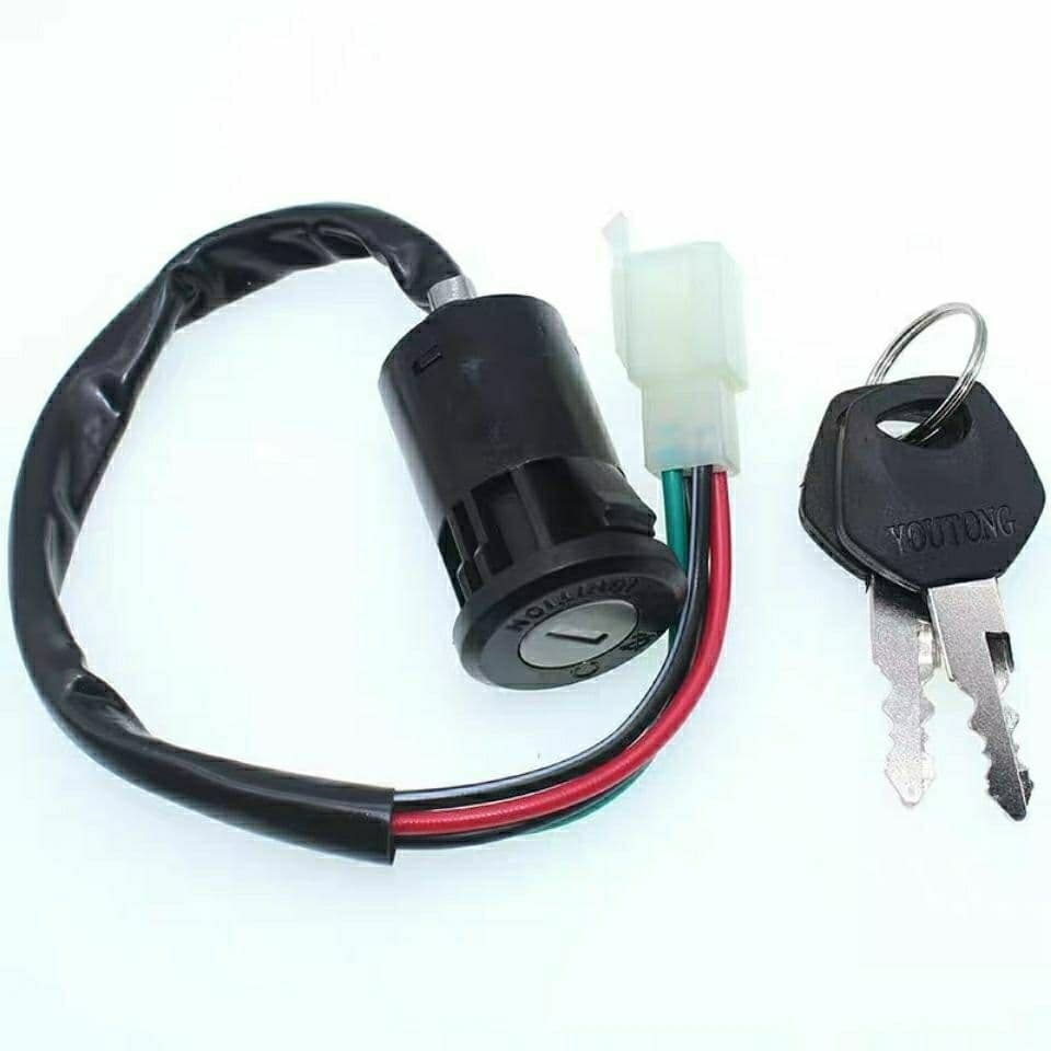 Motorcycle Parts CG125 Ignition Switch 125 Ignition Switch Head Lock Fuel Tank Cap Lock Set Zinc Alloy