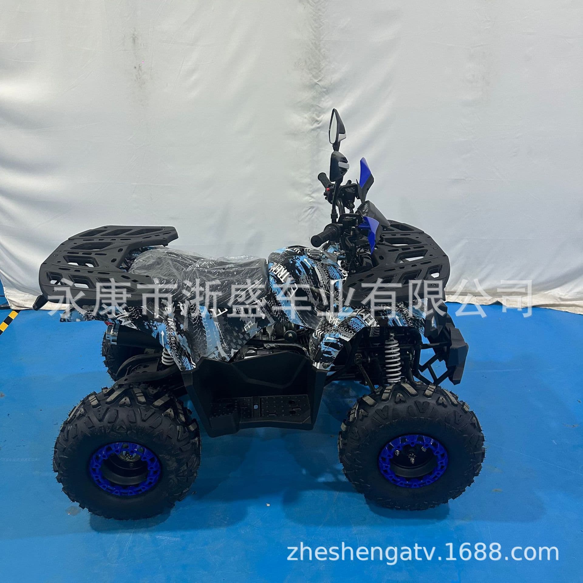 Little Warrior Beach Buggy Four-Wheel Off-Road Electric All-Terrain 125cc Gasoline ATV Adult Mountain Motorcycle