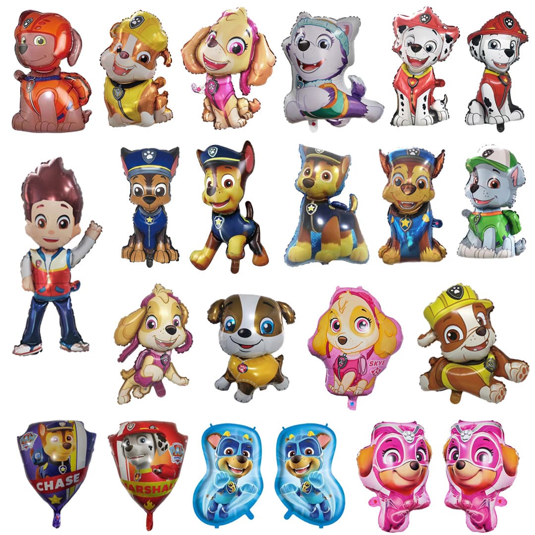 PAW Patrol Cartoon Aluminum Foil Balloon Children's Birthday Toy Party Decoration Balloon