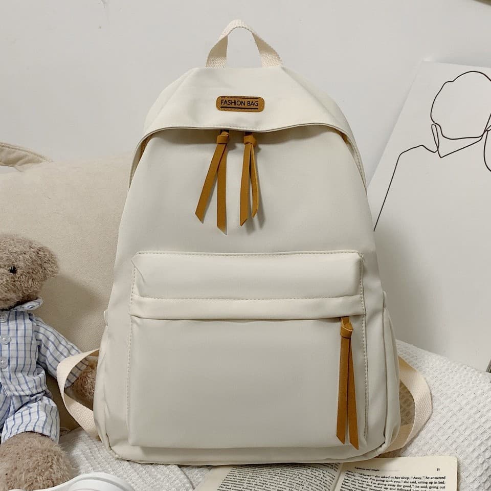 Korean schoolbag female ins forest style versatile backpack Korean version simple high school junior high school birthday style high-value backpack
