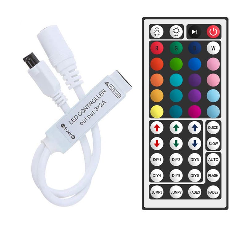 Infrared 24-key controller mini wireless RGB controller LED light controller