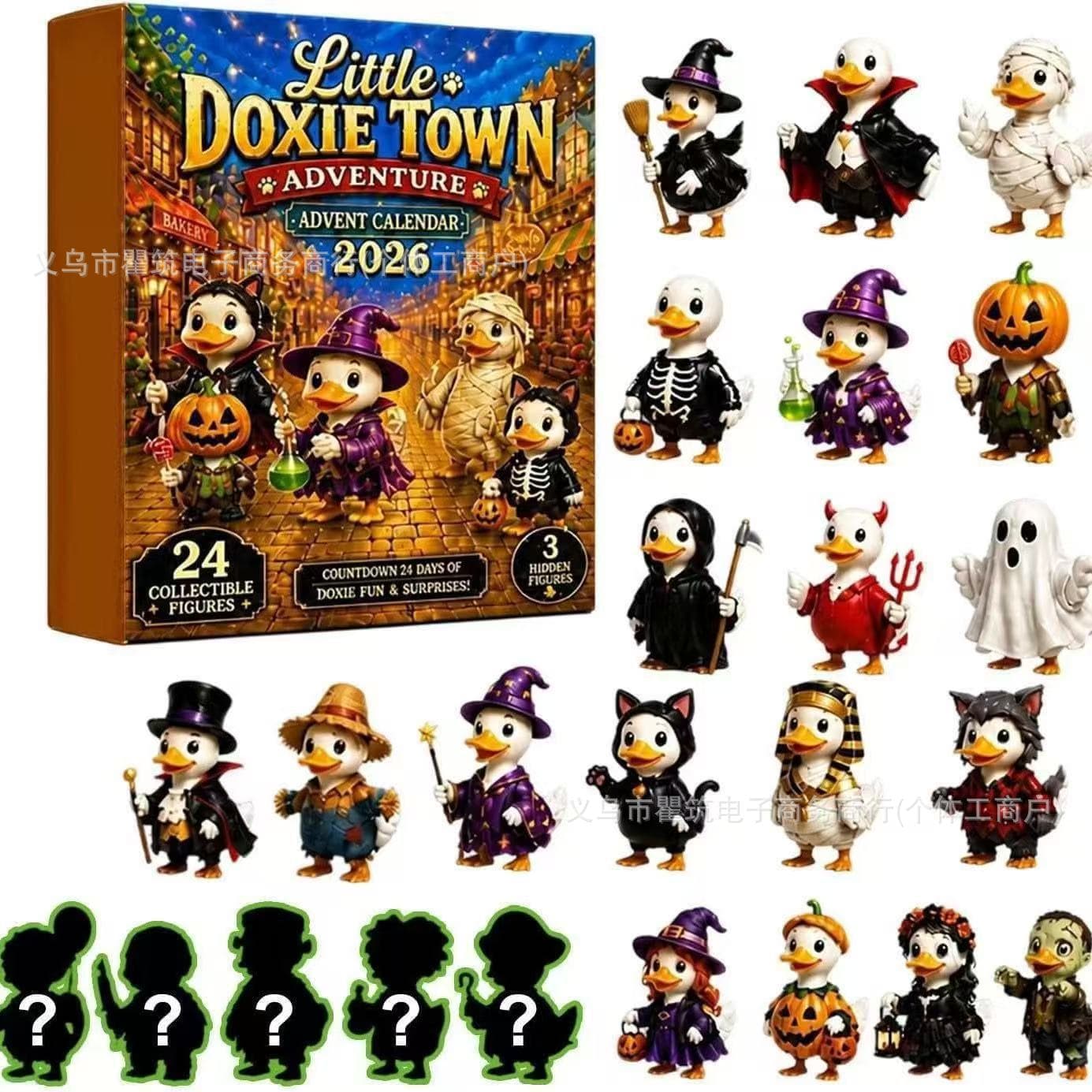 Cross-border Halloween HorrorDucks Advent Calendar 2026 Halloween Advent Calendar