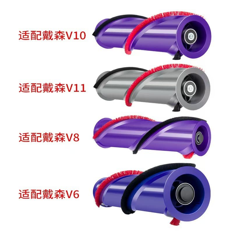 Suitable for Dyson V6/V7/V8/V10/V11 Vacuum Cleaner Direct Drive Electric Floor Brush Accessories Roller Brush Main Brush Roller