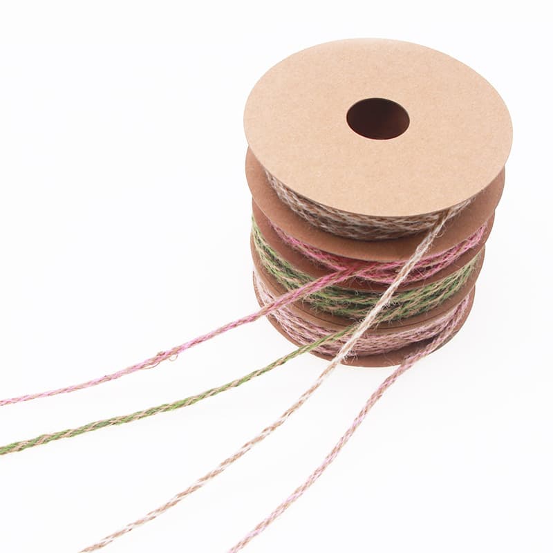 5mm Natural Eco-Friendly Two-Tone Vintage Jute Rope for DIY Photo Wall Decoration, Handcrafted Gardening Decor Jute Rope