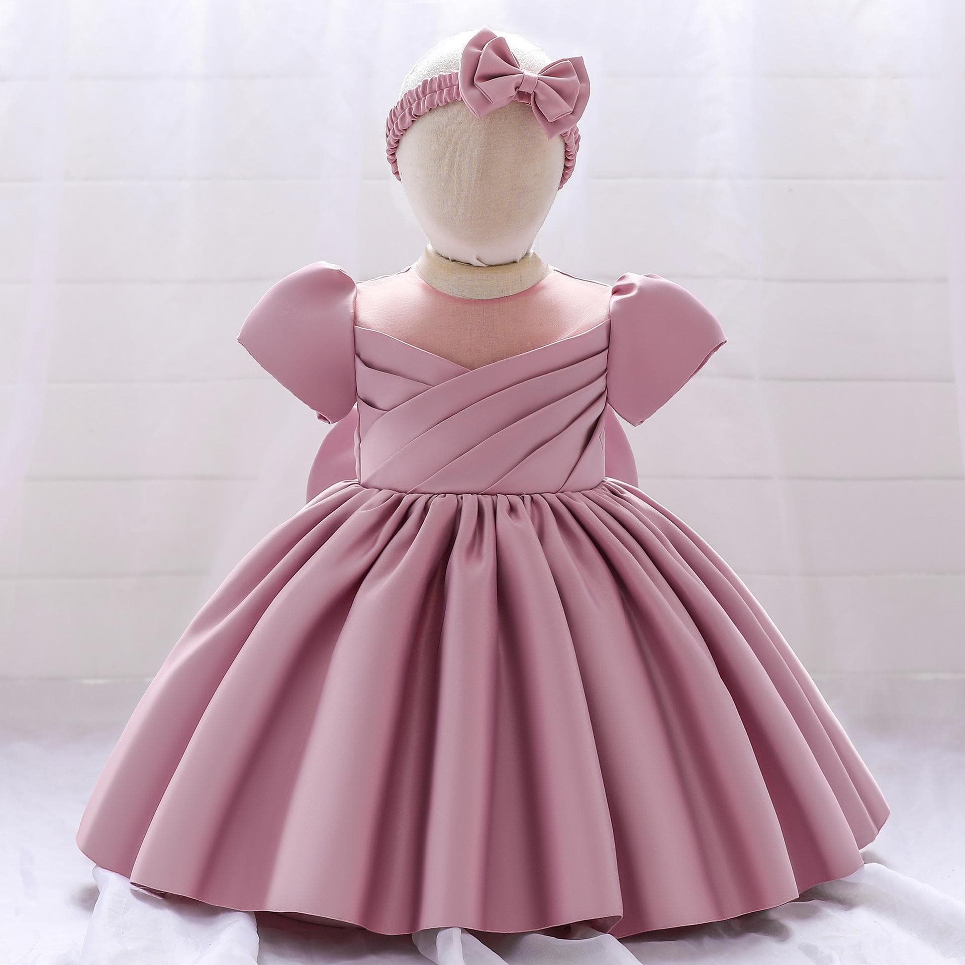 Baby's First Birthday Party Dress, Children's Princess Gown, Newborn Christening Outfit, Girl's Wedding Flower Girl Dress