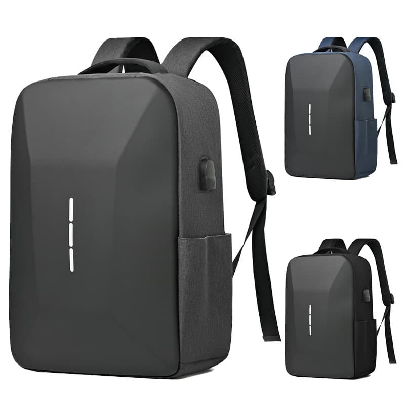 New Cross-border 15.6-inch Anti-theft Laptop Bag Casual Lightweight Business Backpack for Men Trendy Cool Hard Shell Backpack