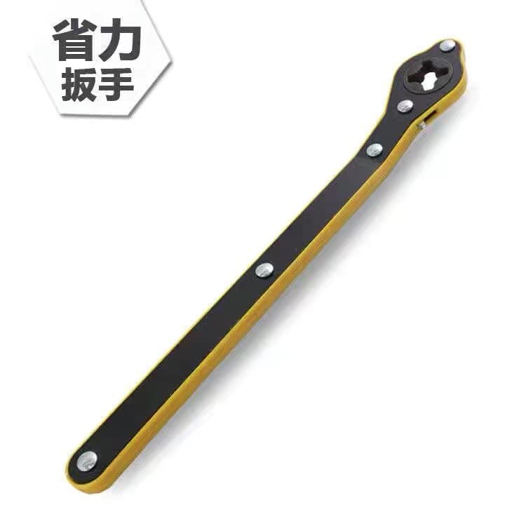 Onboard Car Jack Effort-Saving Ratchet Wrench Handle, Universal Accessory for Tire Changing